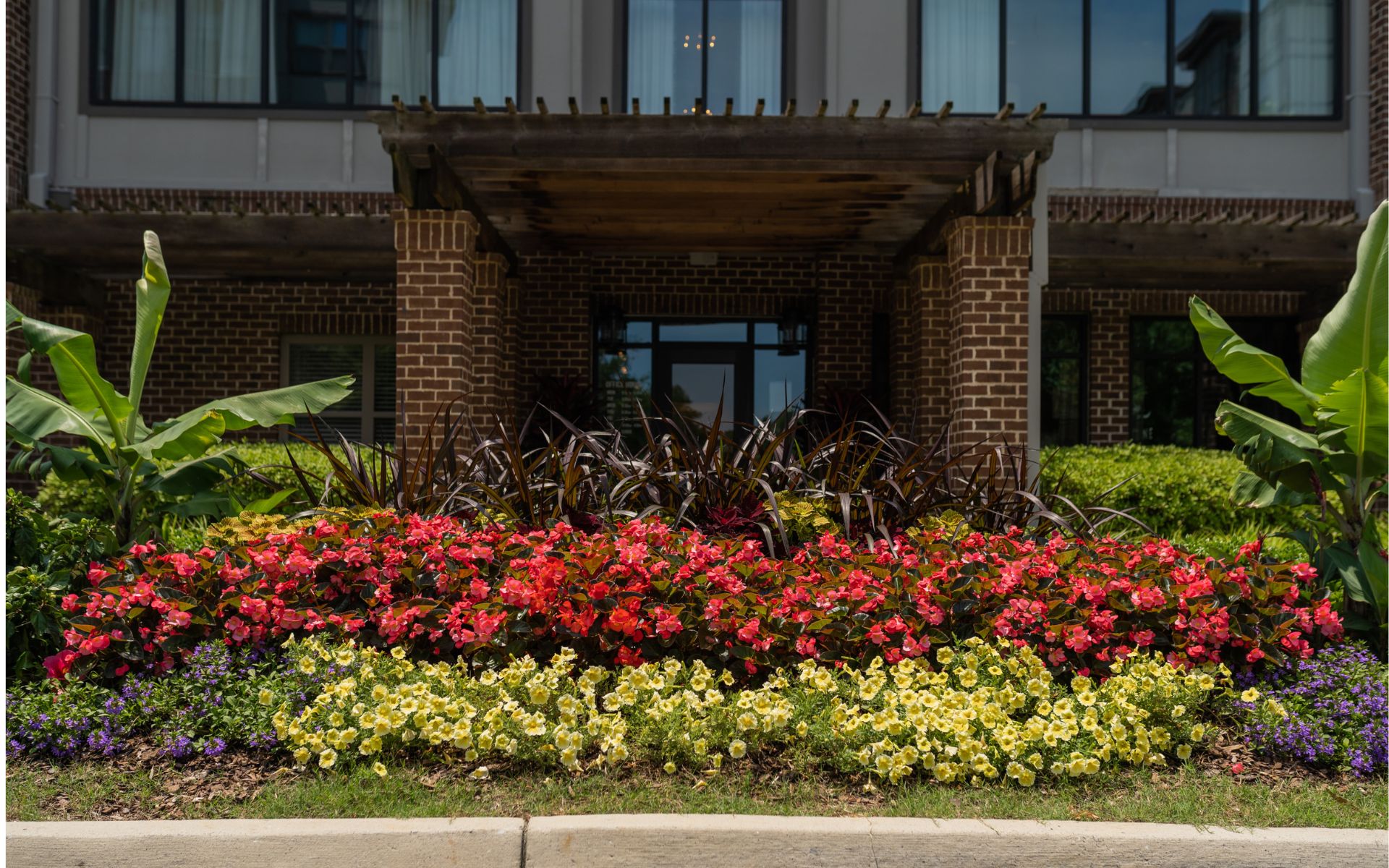 aventine northshore flower beds