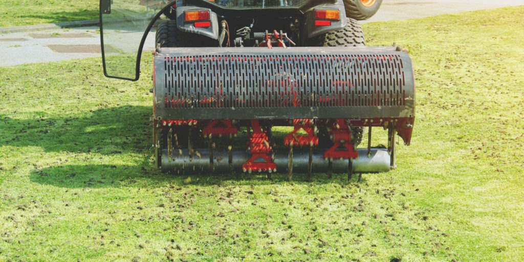 best time to aerate and overseed lawn